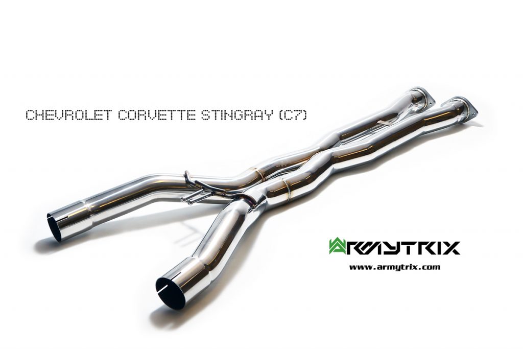 Armytrix – Stainless Steel X-pipe for CHEVROLET CORVETTE GRAND SPORT C7 62L