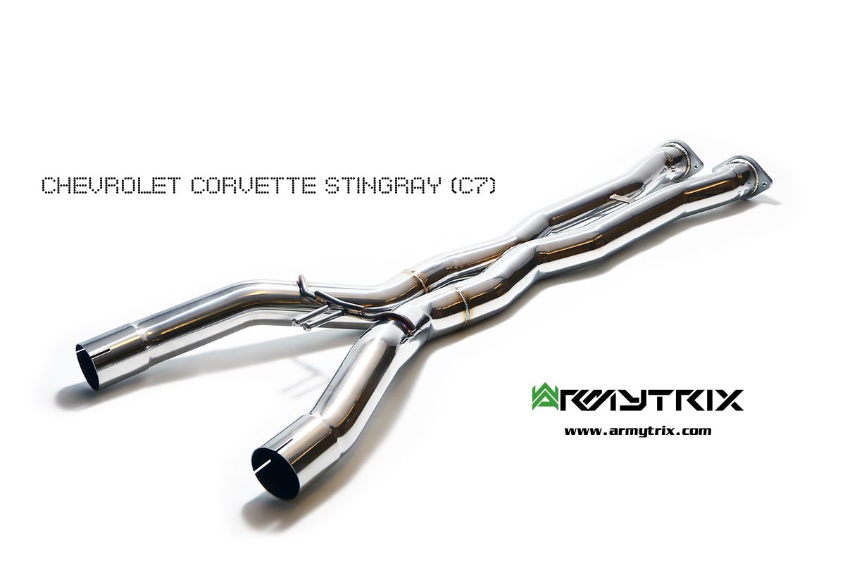 Armytrix – Stainless Steel X-pipe for CHEVROLET CORVETTE STINGRAY C7 62L