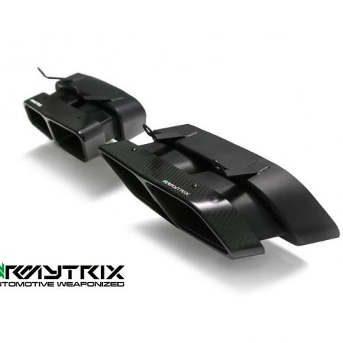 Armytrix – Titanium Dual carbon tips for AUDI R8 4S 52 FSI COUPE