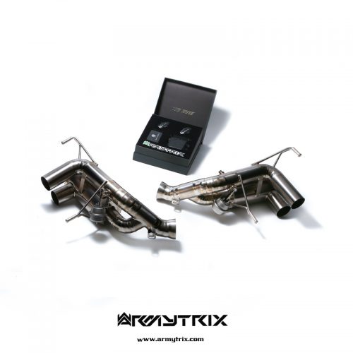 Armytrix – Titanium X-pipe + Valvetronic Muffler (L and R) + Wireless Remote Control Kit for FERRARI CALIFORNIA CALIFORNIA 43L