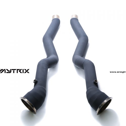 Armytrix – Titanium Ceramic Coated High-Flow Performance Decatted Pipe with Cat-simulator for FERRARI F12 BERLINETTA 63L