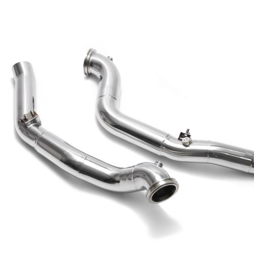 Armytrix – Stainless Steel High-flow performance de-catted down pipe with cat simulator for MASERATI GHIBLI M157 30L
