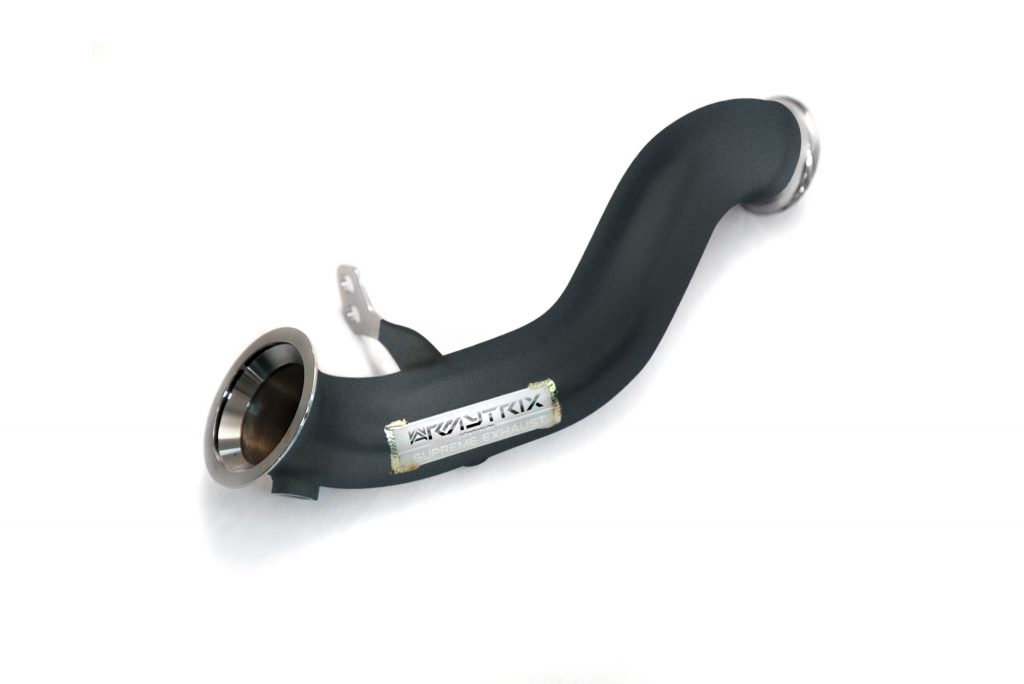 Armytrix – Stainless Steel Ceramic Coated High-flow Performance Decatted Downpipe with Cat-simulator (Fits to part MB052-LC) for MERCEDES-BENZ GLC X253 GLC250