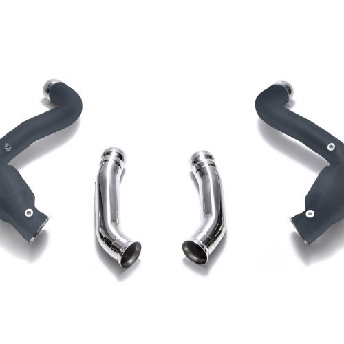 Armytrix – Stainless Steel Ceramic Coated Sport Cat-pipe with 200 CPSI Catalytic Converter (L+R) + Secondary downpipe (L+R) for MERCEDES-BENZ C-CLASS C205 C63 AMG