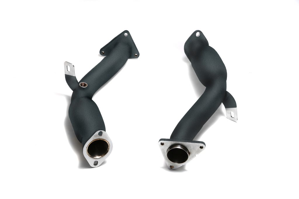 Armytrix – Stainless Steel Ceramic Coated High-flow Performance Decatted Pipe with Cat-simulator (L+R) for NISSAN 370Z Z34 37L