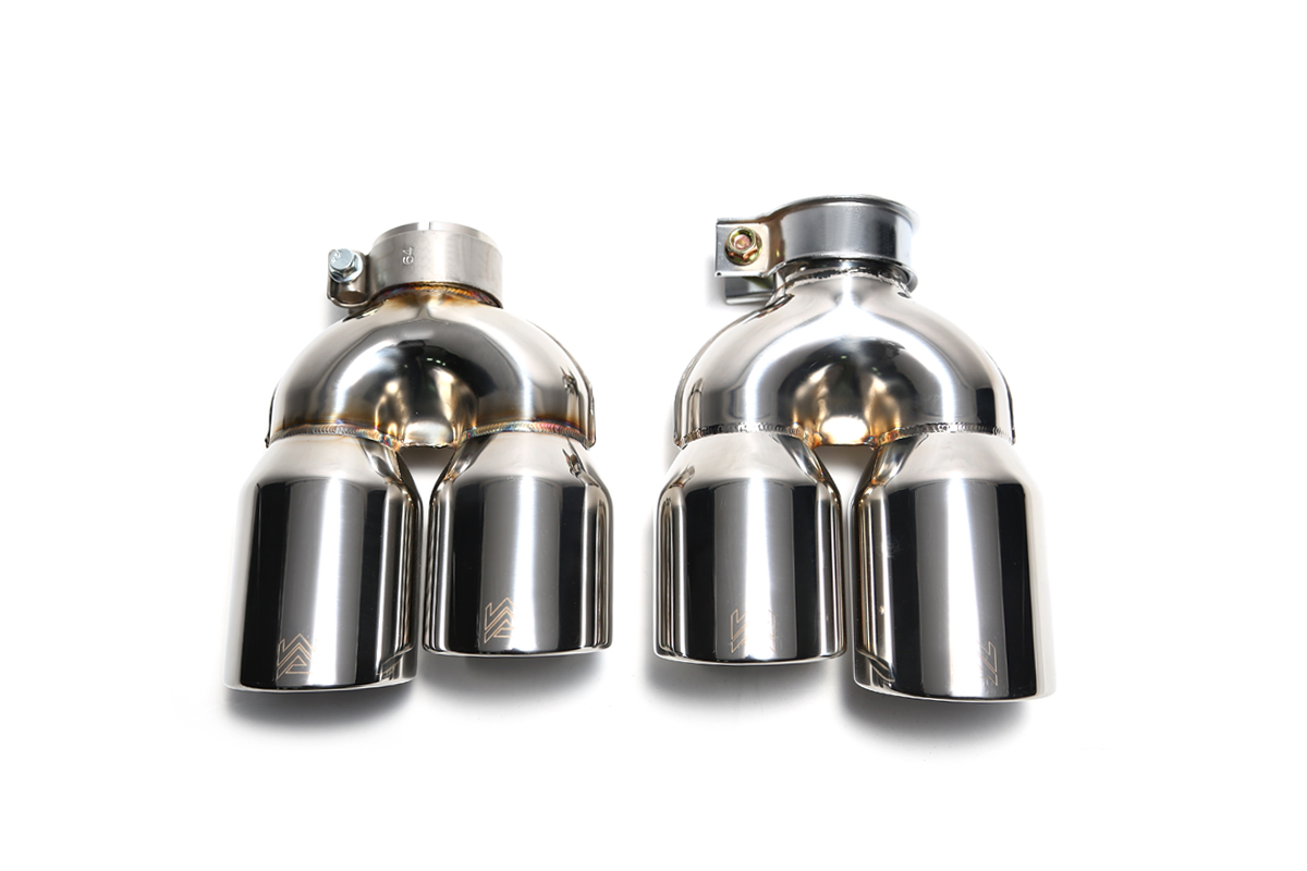 Armytrix – Stainless Steel Quad Chrome Silver Tips (4x89mm) for BMW X5 F15 35I