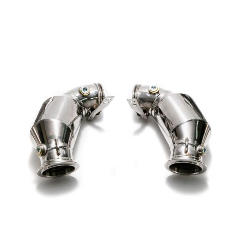 Armytrix – Stainless Steel Sport Cat pip with 200 cpsi catalytic converters & cat simulator for BMW 5 SERIES F90 M5