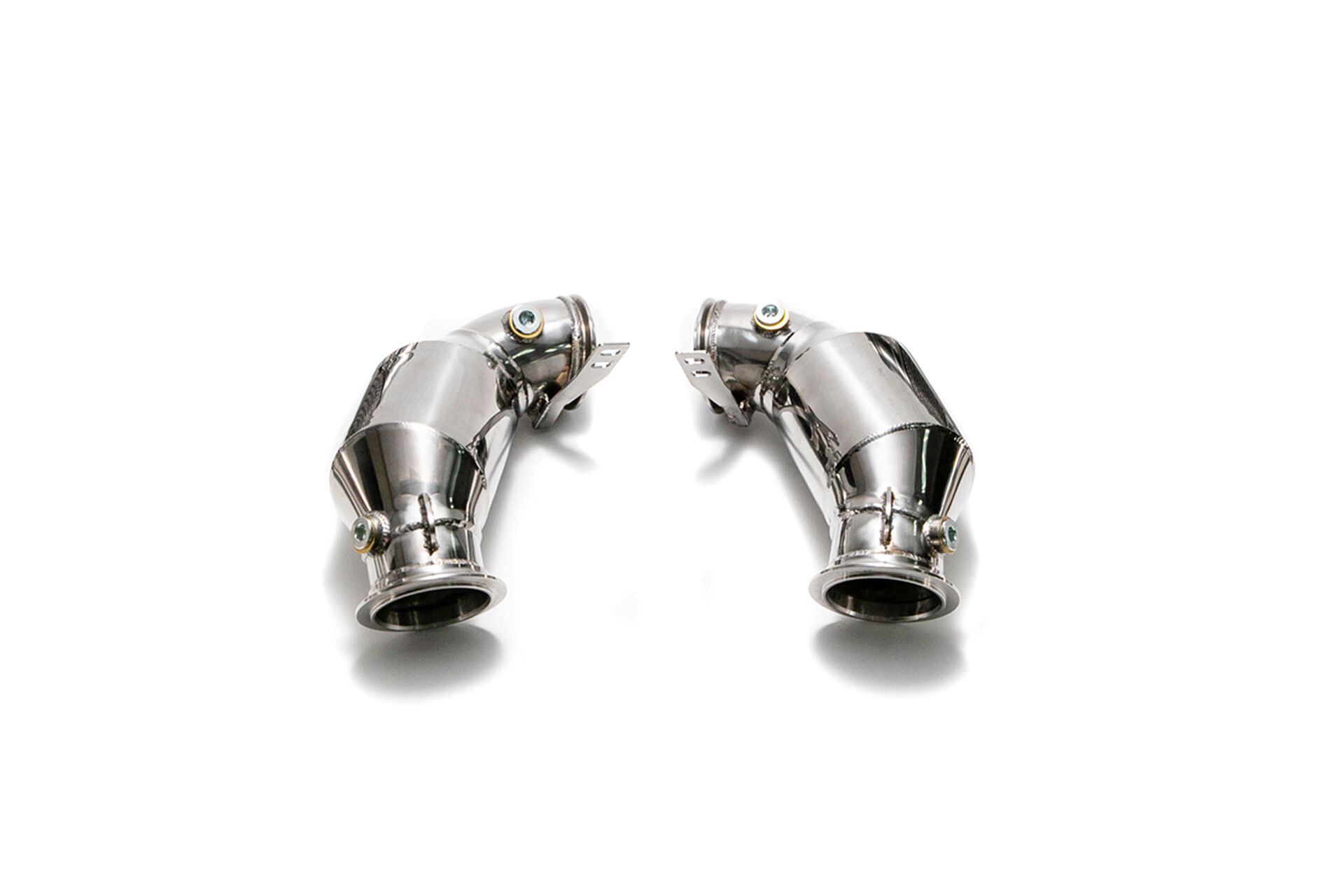 Armytrix – Stainless Steel Sport Cat pip with 200 cpsi catalytic converters & cat simulator for BMW 5 SERIES F90 M5