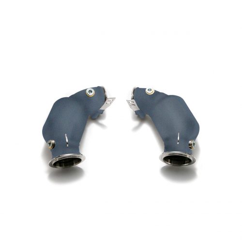 Armytrix – Stainless Steel Ceramic Coated Sport Cat pipe with 200 cpsi catalytic converters & cat simulator for BMW 5 SERIES F90 M5