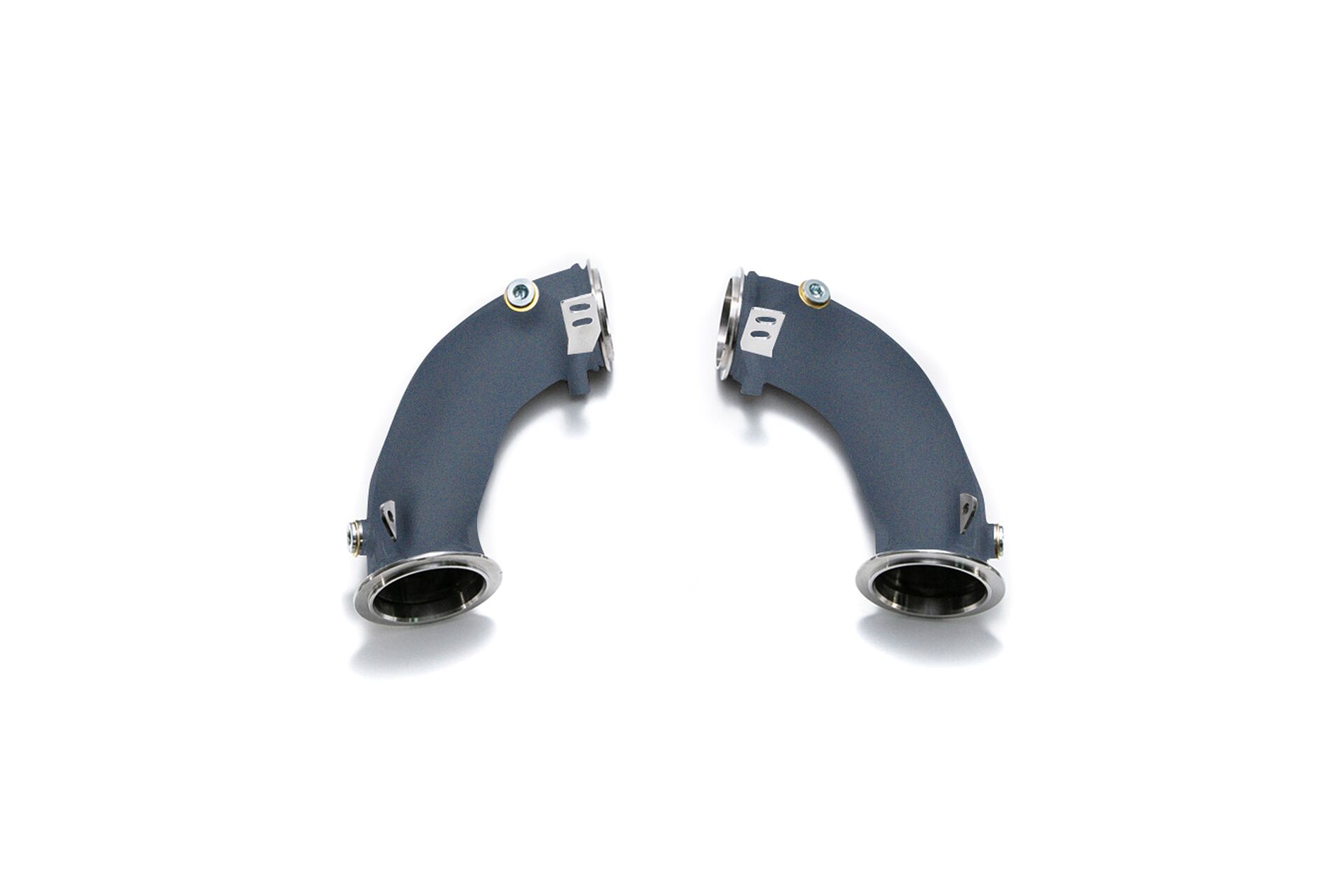Armytrix – Stainless Steel Ceramic Coated High-Flow performance de-catted down pipe with cat simulator for BMW 5 SERIES F90 M5