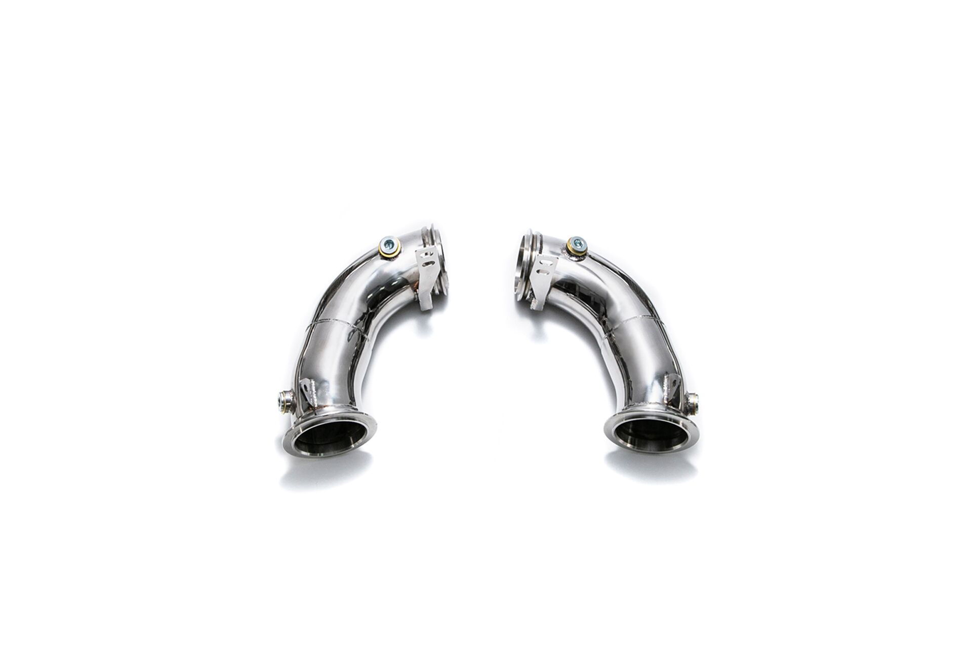 Armytrix – Stainless Steel High-flow performance de-catted down pipe with cat simulator for BMW 5 SERIES F90 M5
