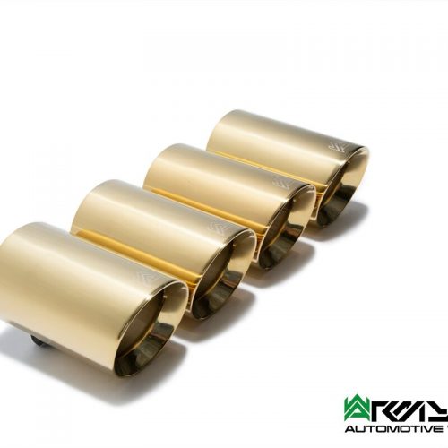 Armytrix – Stainless Steel Quad gold tips (4X89mm) for BMW 5 SERIES G30 540I
