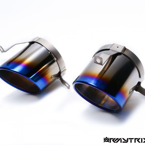 Armytrix – Titanium Dual Titanium blue tips for AUDI R8 42 52 FSI COUPE