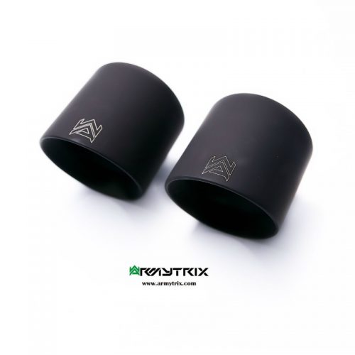 Armytrix – Stainless Steel Dual Matte Black Tips (2x89mm) for PORSCHE BOXSTER 718 20L
