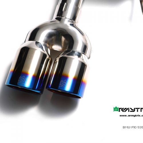 Armytrix – Stainless Steel Quad Blue Coated tips (4X80mm) for BMW 5 SERIES F10 535I