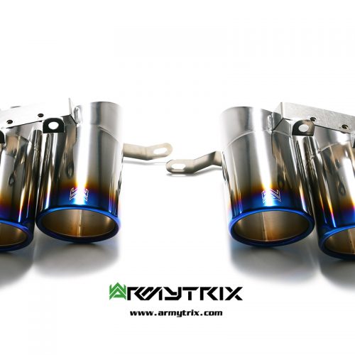 Armytrix – Titanium Quad Titanium Blue Tips (4x101mm) for LAMBORGHINI GALLARDO LP560-4 52L