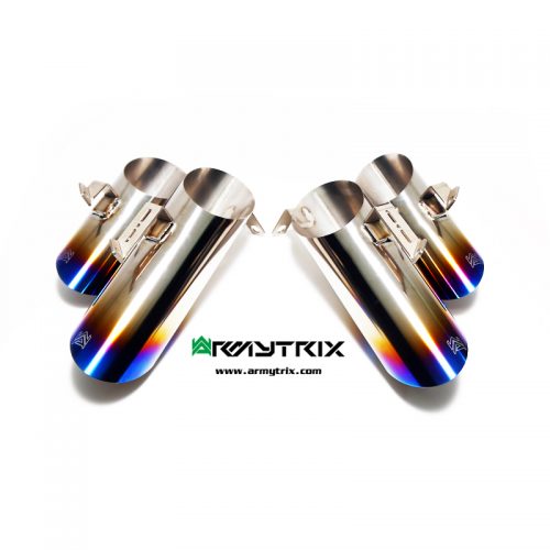Armytrix – Titanium Quad Titanium Blue Tips (4x101mm) for LAMBORGHINI HURACAN LP580 52L