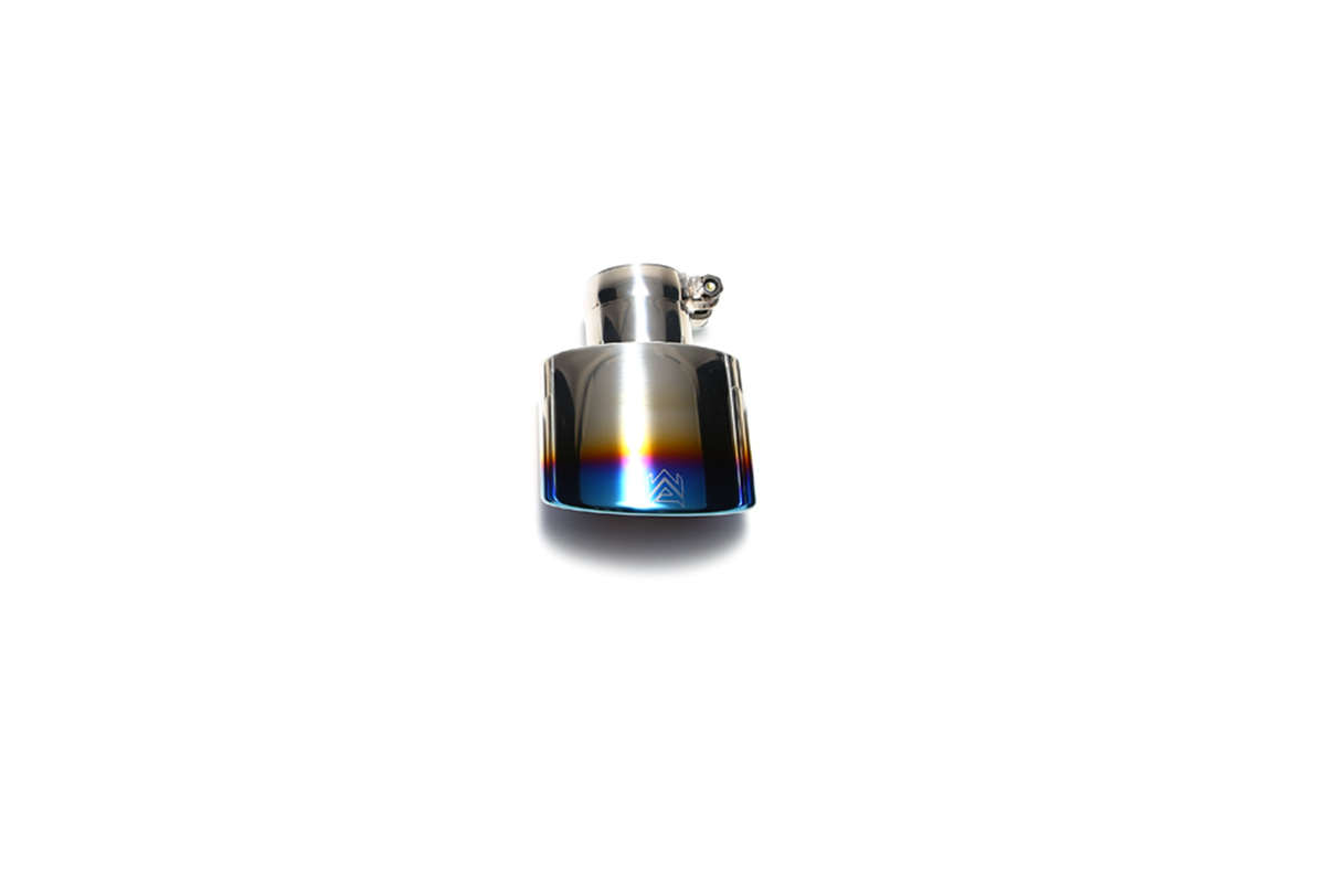Armytrix – Stainless Steel Single blue coated spare replacement tip 73x120mm for MERCEDES-BENZ CLA C117 CLA180