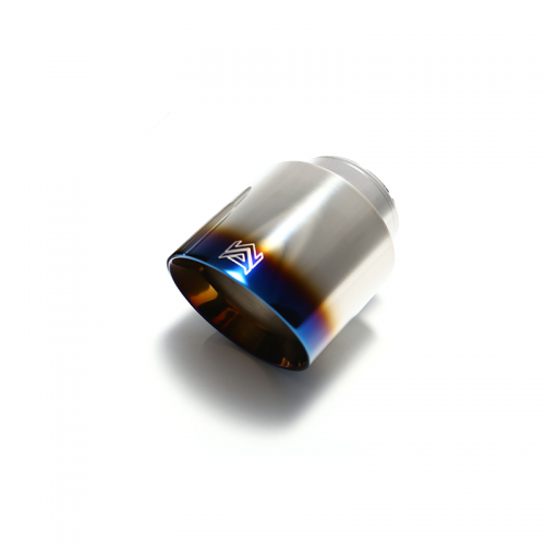 Armytrix – Stainless Steel Single blue coated spare replacement tip 1×102 mm for CHEVROLET CORVETTE GRAND SPORT C7 62L