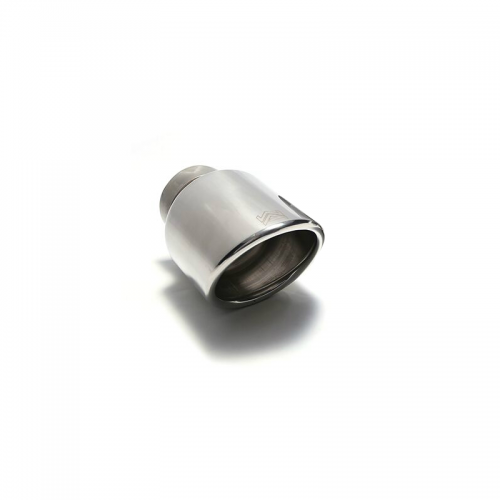 Armytrix – Stainless Steel Single chrome silver spare replacement tip 1x89mm for PORSCHE MACAN 95B 20L
