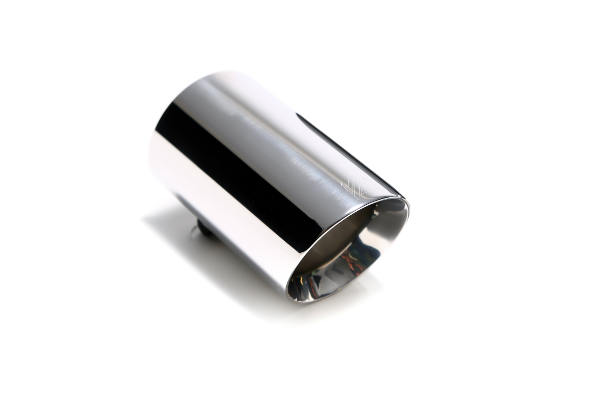 Armytrix – Stainless Steel Single chrome silver spare replacement tip 1×89 mm for AUDI S4 B9 30 TFSI AVANT