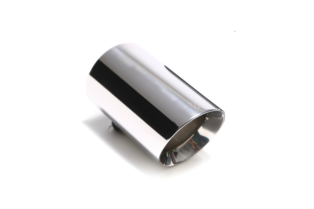 Armytrix – Stainless Steel Single chrome silver spare replacement tip 1x101mm for VW GOLF MK6 20 TSI R20