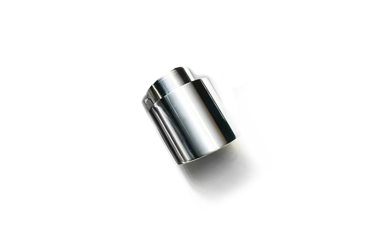 Armytrix – Stainless Steel Single chrome silver spare replacement tip 1×102 mm for CHEVROLET CORVETTE GRAND SPORT C7 62L