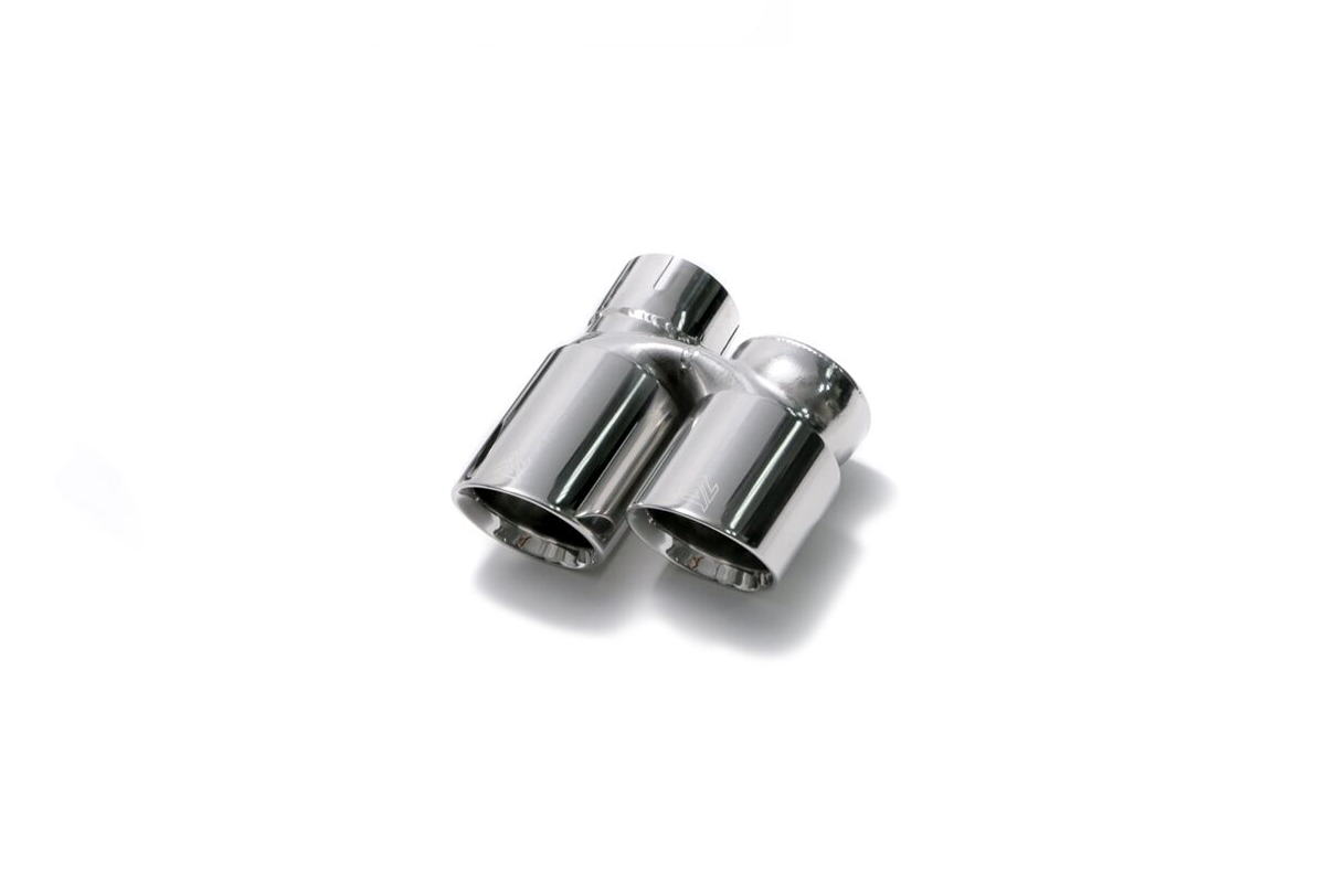 Armytrix – Stainless Steel Single chrome silver spare replacement tip 1×89 mm for BMW 3 SERIES F31 328I