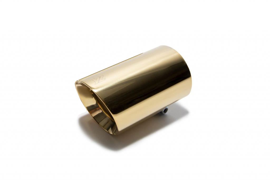 Armytrix – Stainless Steel Single gold spare replacement tip 1×89 mm for AUDI S5 B8 30 TFSI COUPE