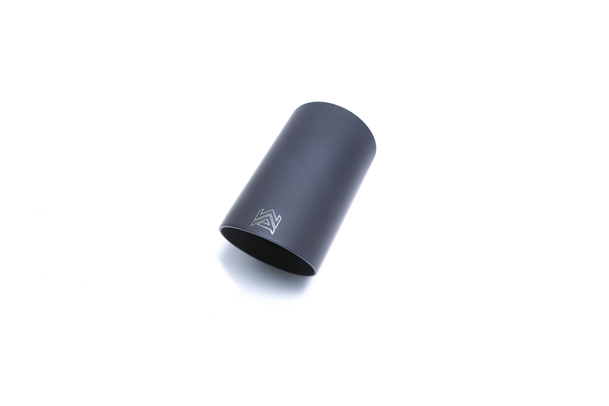 Armytrix – Stainless Steel Single matt black spare replacement tip 1×89 mm for AUDI S4 B9 30 TFSI LIMOUSINE