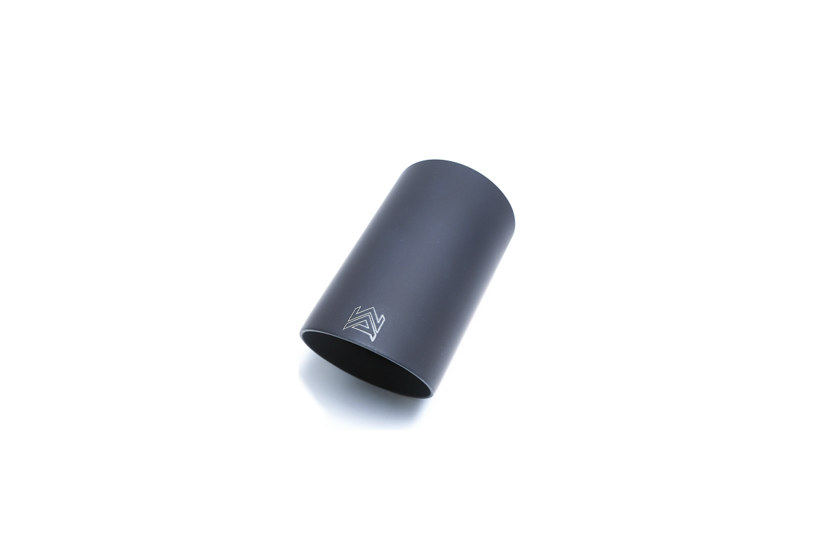 Armytrix – Stainless Steel Single matt black spare replacement tip 1×102 mm for CHEVROLET CORVETTE GRAND SPORT C7 62L