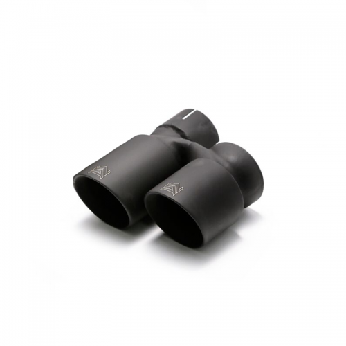 Armytrix – Stainless Steel Single matt black spare replacement tip 1×89 mm for BMW 1 SERIES F20 M135I