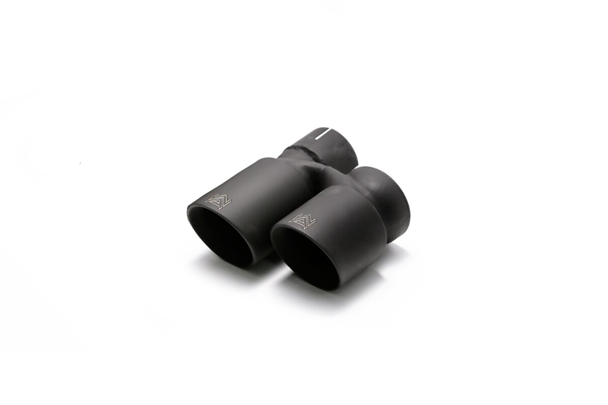 Armytrix – Stainless Steel Single matt black spare replacement tip 1×89 mm for BMW 1 SERIES F21 M135I