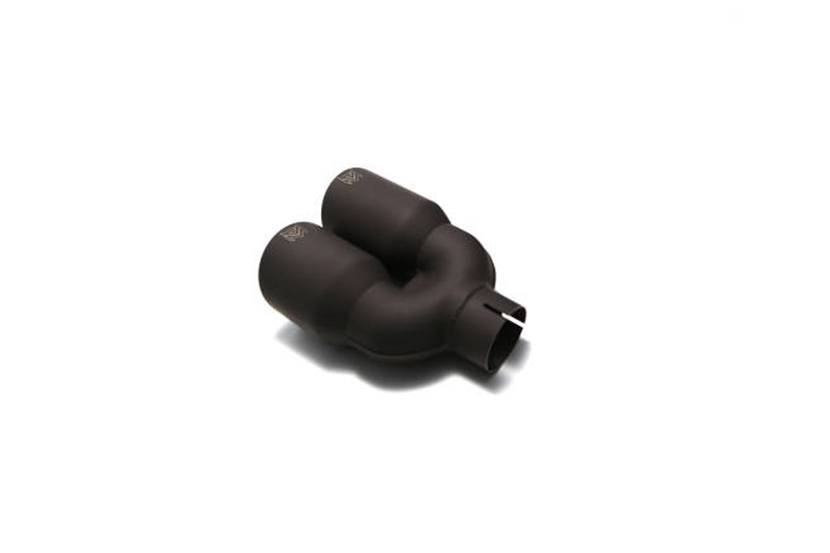Armytrix – Stainless Steel Single matt black spare replacement tip 1×89 mm for BMW 5 SERIES F10 535I
