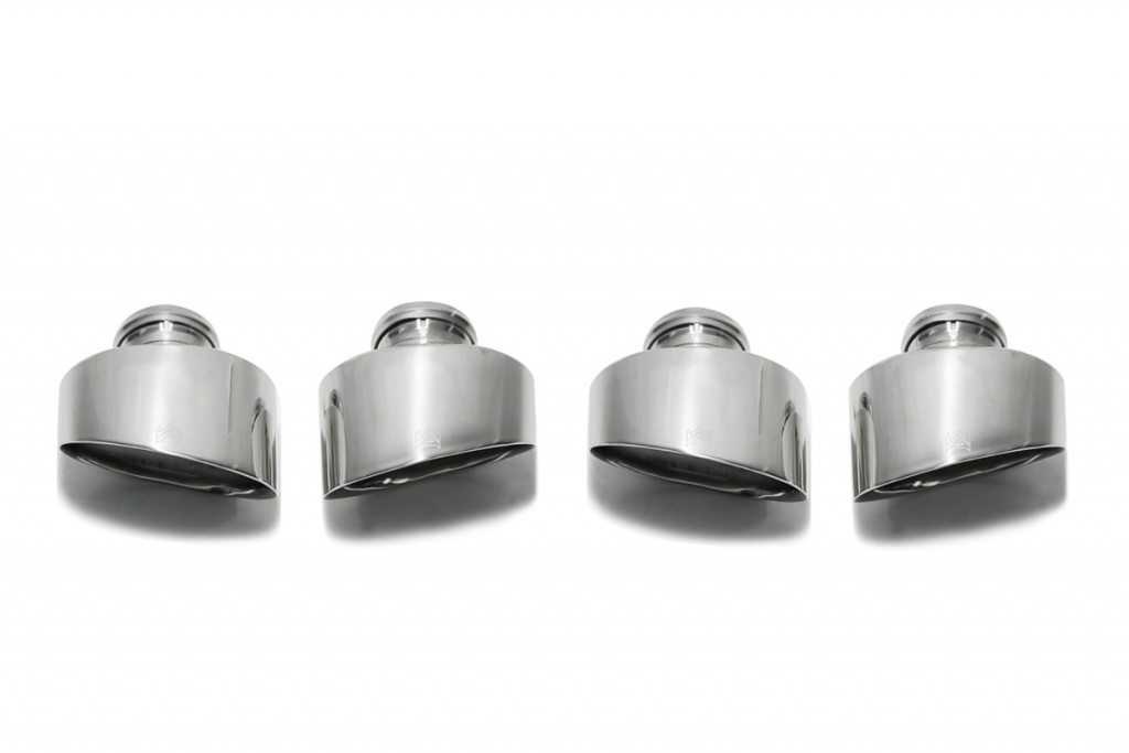 Armytrix – Stainless Steel Dual Chrome silver tips for AUDI RS3 8V 25 TFSI LIMOUSINE