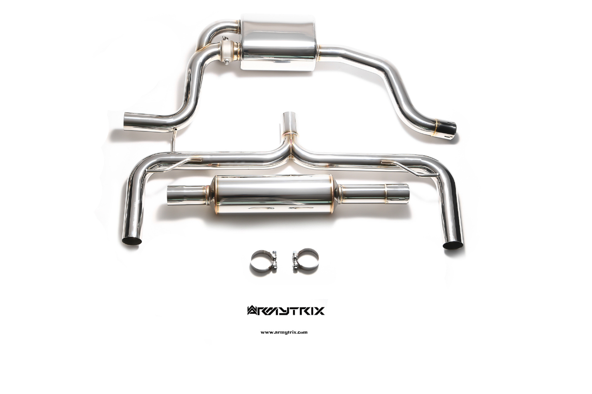 Armytrix – Stainless Steel Front pipe + Valvetronic Muffler + link Y pipe + Wireless Remote Control Kit for SEAT LEON 5F 20L CUPRA 280