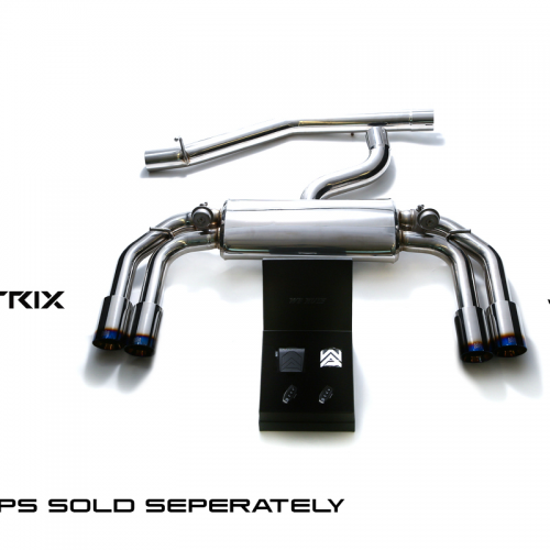 Armytrix – Stainless Steel Mid-pipe 1 and Mid-pipe 2 + Valvetronic mufflers + Wireless remote control kits for VW GOLF MK75 20 TSI R