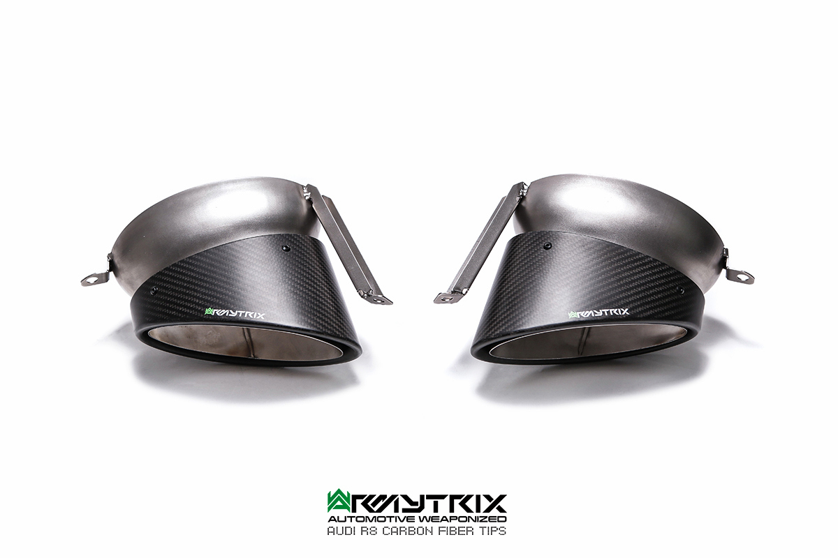 Armytrix – Titanium Dual Carbon tips for AUDI R8 42 52 FSI COUPE
