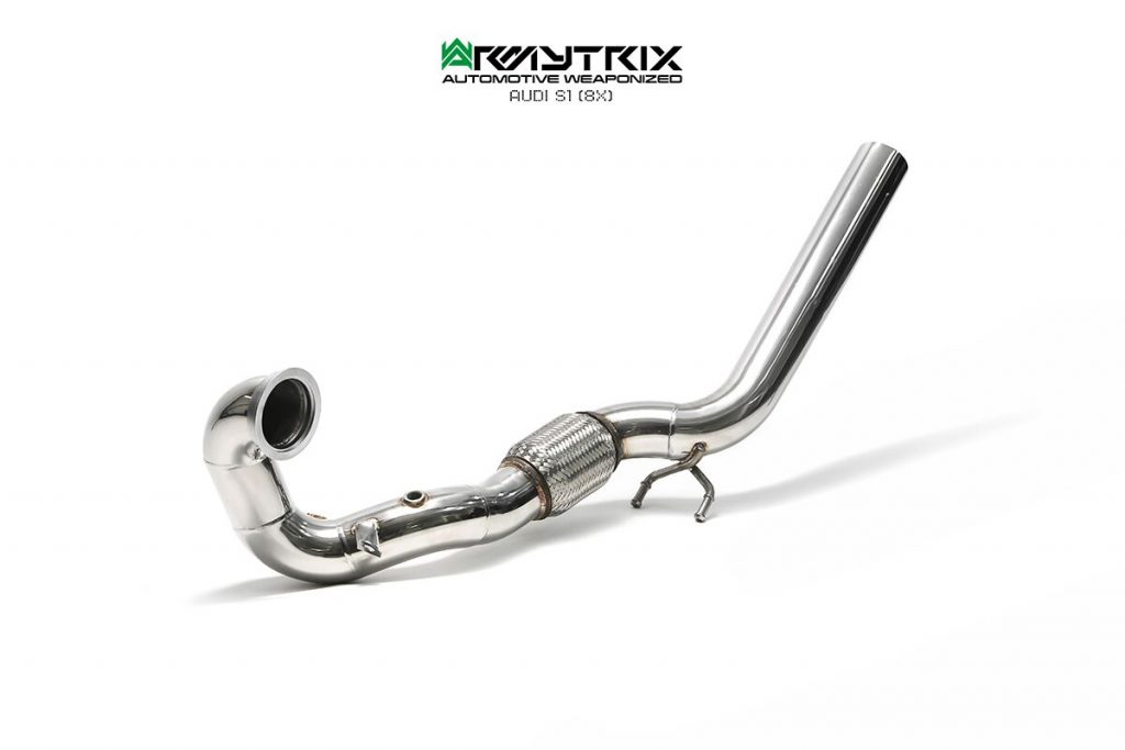Armytrix – Stainless Steel Sport cat pipe with 200 cpsi catalytic converters for AUDI S1 8X 20 TFSI HATCHBACK