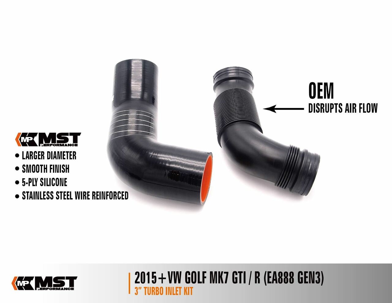 MST – Turbo Intake Elbow & Silicone Hose Volkswagen Passat (3G) 2.0 TSI (EA888) 2015 2020