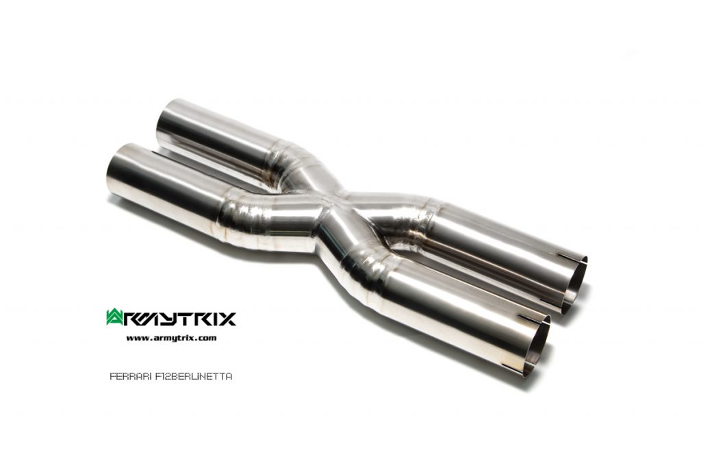 Armytrix – Titanium X-pipe for FERRARI F12 TDF 63L