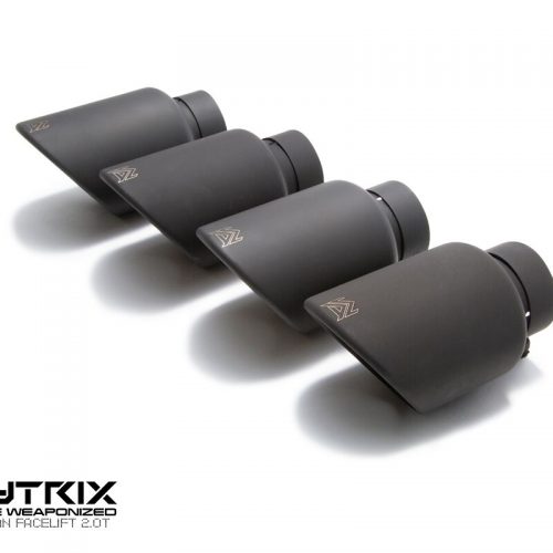 Armytrix – Stainless Steel Quad Matte Black Tips (4x115mm) for PORSCHE CAYENNE E3 29L S