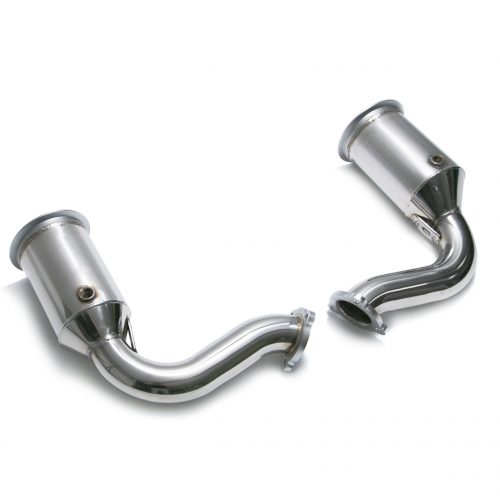 Armytrix – Stainless Steel High-flow de-catted main down pipe with cat simulator for PORSCHE CAYENNE E3 29L S