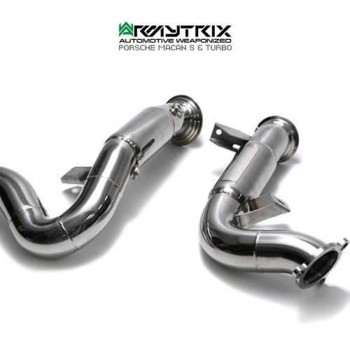Armytrix – Stainless Steel High-flow Performance De-catted down pipe with Cat-simulator for PORSCHE MACAN 95B 30L GTS